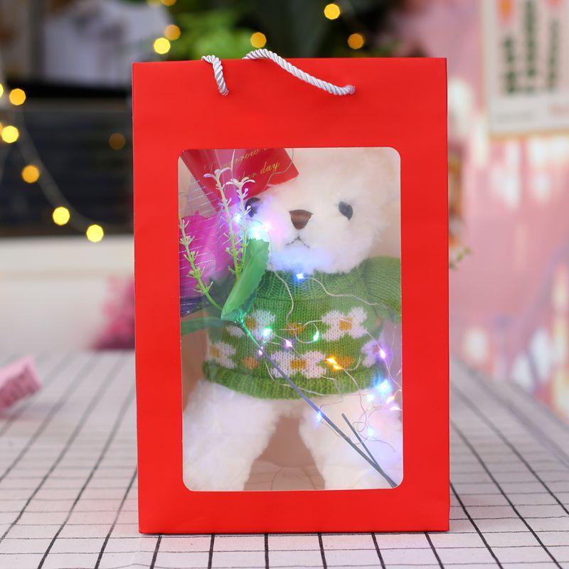 Cute Sweater Bear Plush Toy Doll Teddy Bear Doll Birthday Gift