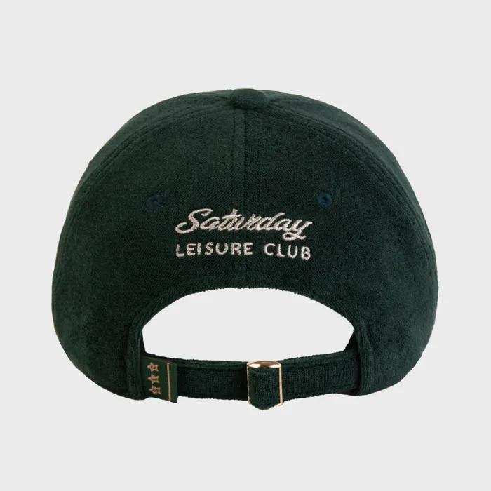 Leisure Terry Ball Cap (Rubber Patch) - British Racing Green