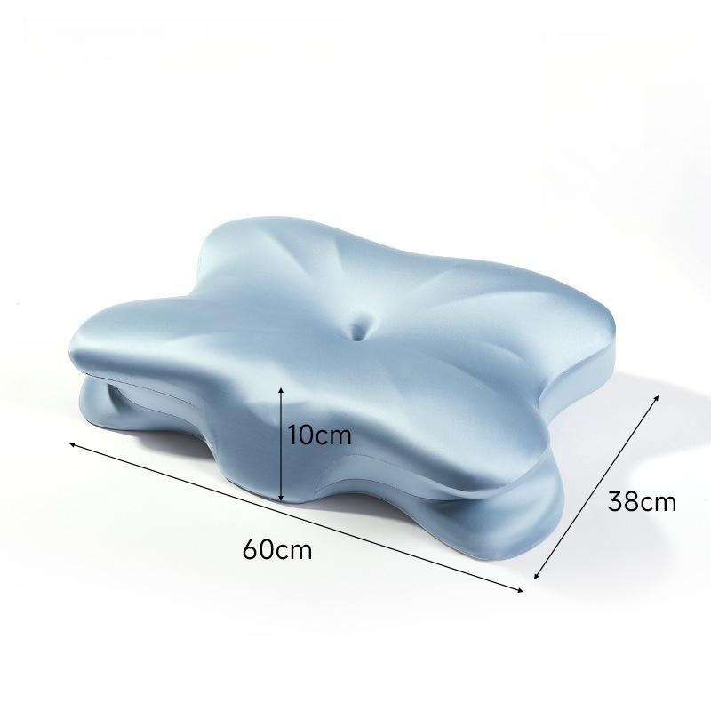 

Подушка из пены с эффектом памяти, медленно восстанавливающая форму, подушка для сна, эргономичная подушка с поддержкой шеи и позвоночника для сна, комфортное средство для сна, постельное белье синий