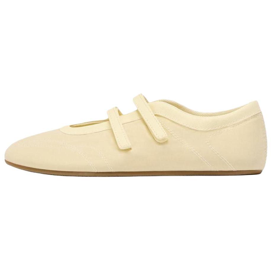 

Zara Модные универсальные повседневные балетки 1 см Женские балетки Желтый 5207610300 40