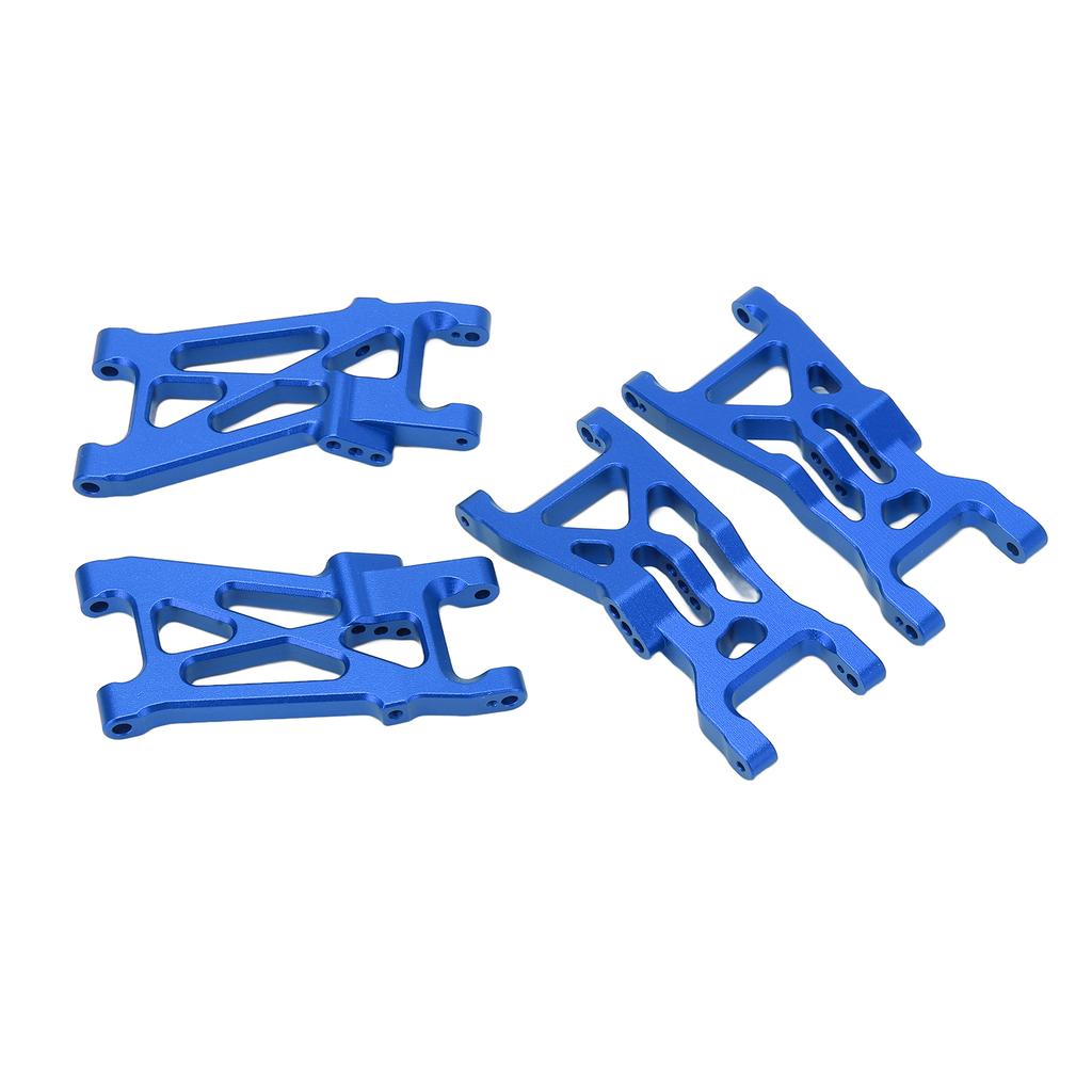 RC Front and Rear Lower Suspension Arm Set Aluminum Alloy RC Swing Arm Set for LOSI 1 10 22S 2WD RC Cars Blue