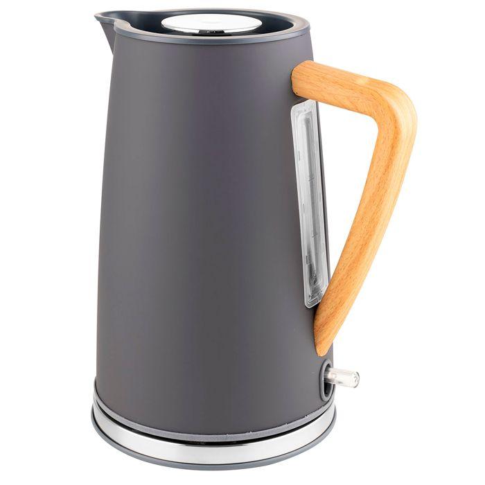 Bouilloire Électrique 1,7L Ultra Rapide Sans Fil Design Moderne Nordique Botti Nelly 2150W Gris 45436