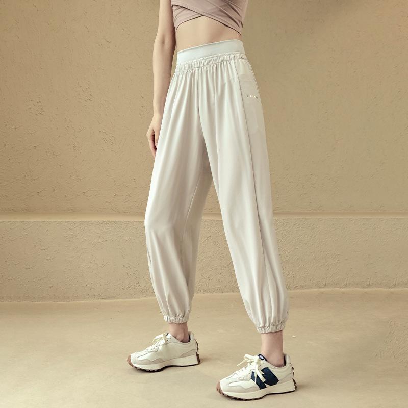 

Women s High-Waist Loose-Fit Running and Fitness Pants L (Recommended for 111-125 jin)