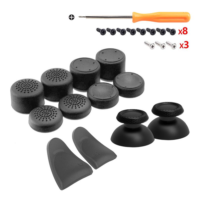 50Pcs 3D Analog Joystick Thumb Stick Grip Cap Button Repair Part Cover Thumbstick Replacement For 3