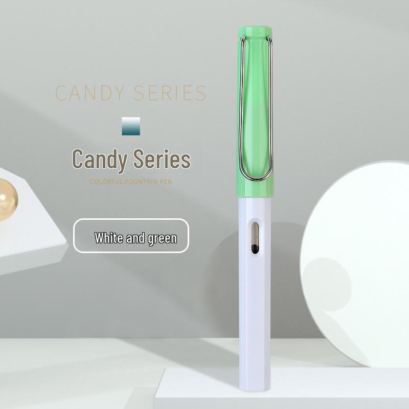 „Farbenfroher Schülerfüller mit auswechselbarer Tintenkapsel für Kalligrafie und richtige Schreibhaltung“