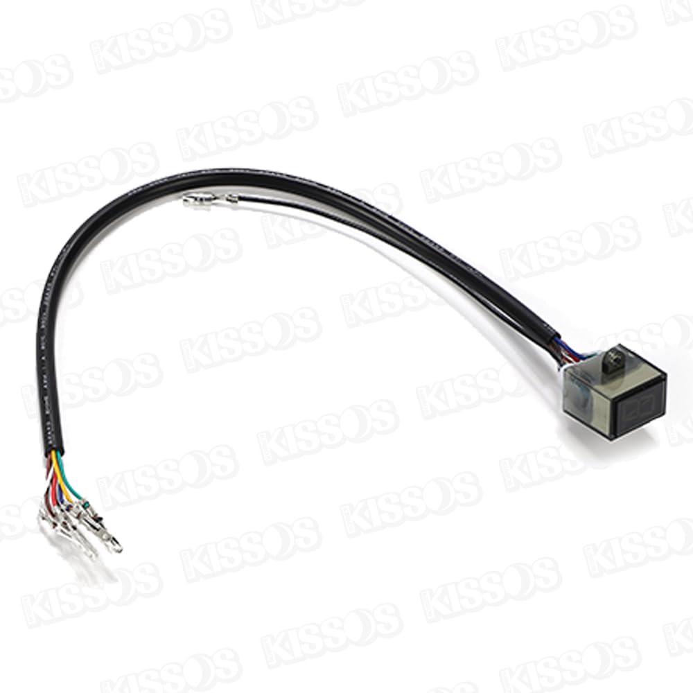 Motorcycle Gear Indicator 6 Speed LED Display Shift Lever Sensor Gear Position Universal