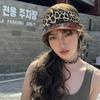 Solid Color Transparent Hollow Hat Sunscreen Sun Hat Sports Leopard Print Visor Cap  Cycling