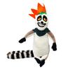 6 Pcs/set  Animation Film Madagascar Plush Toys Cartoon Lion Giraffe Penguin Zebra Hippo Lemur Dolls Kids Baby Birthday Gifts