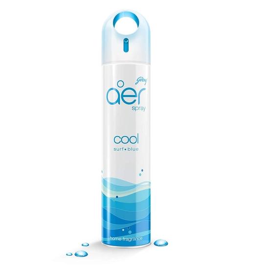 

Godrej aer Spray, Home and Office Air Freshener - Cool Surf Blue (240 ml/137g)