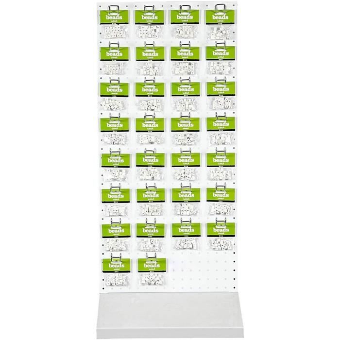 Assortiment de perles en bois carrées avec signes et lettres imprimé