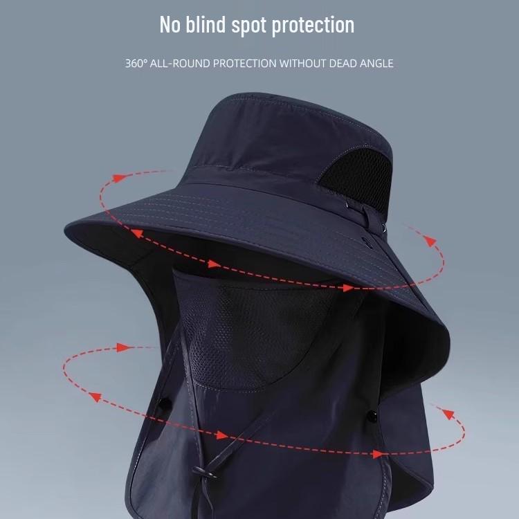 UV Protection Fisherman Hat: Summer Sun, Face & Neck Shield