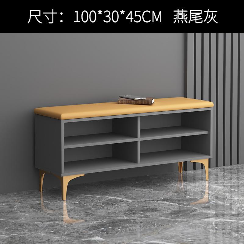 Shoe Changing Stool Luxury Shoe Cabinet Entrance Hall Entrance Door Shoe Stool Home Furniture Shoe Rack Soft Cushion