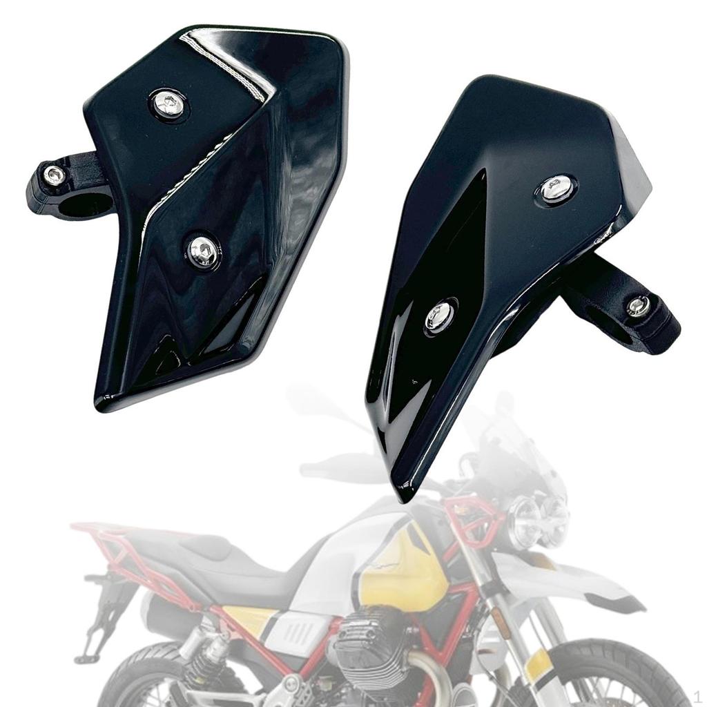 2 Pieces Motorcycle Side Wind Deflector Windscreens Motorbike Windshields Parts Premium Screen