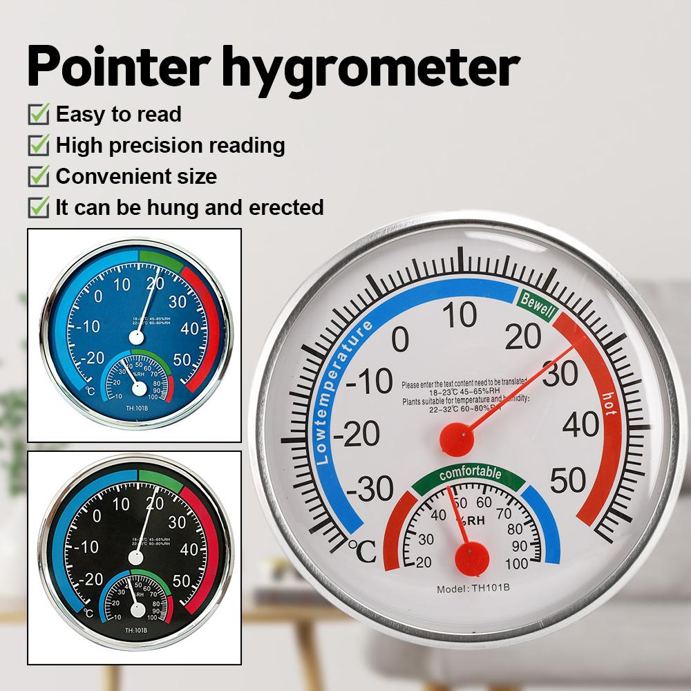 Pointer Type Thermometer Hygrometer Indoor Room Electronic Temperature Humidity Meter Sensor Gauge For Home Thermometer