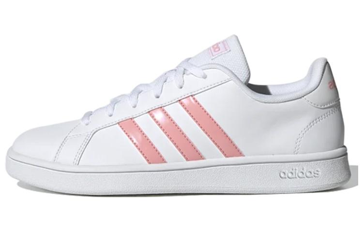 Adidas Wmns Grand Court Base  White Glow Pink  Women s EG4055 38