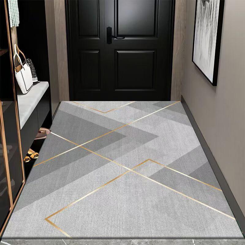 Non-Slip Decorative Entrance Mat: Foldable, Easy-Clean, Wear-Resistant Carpet