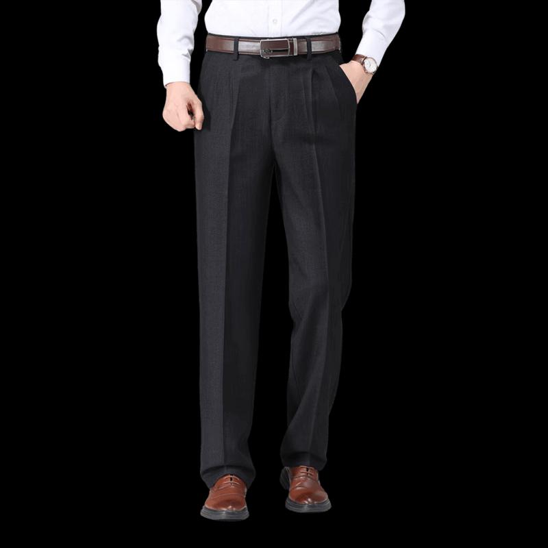 ROMON Men's Summer Straight-Leg Casual Pants