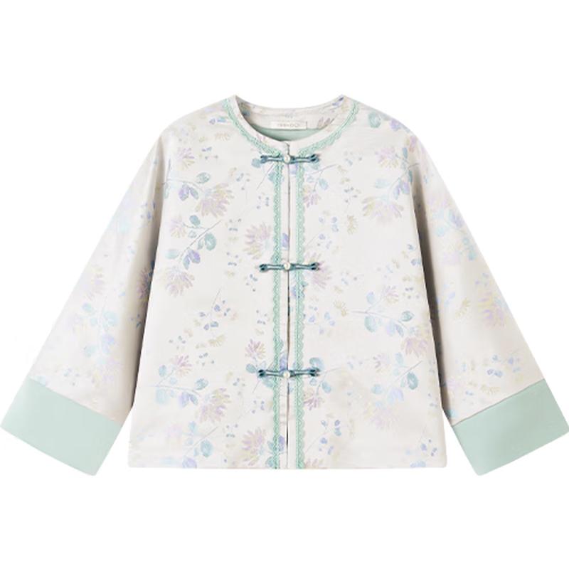 YEEHOO Girls  New Chinese Style Tang Suit Hanfu Jacket 140