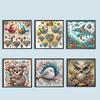 5D DIY Partial Special Shaped Drill Diamond Painting Kit Animal Decoration