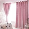 Romantic Stars Curtains Colorful Windows Drapes Tulle Blackout Curtains  Living Room