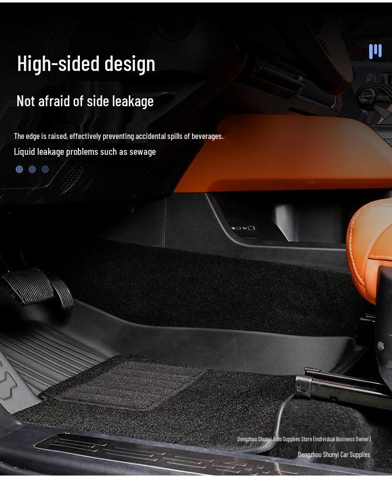 Shunyi Waterproof TPE Double-Layer Floor Mats for 2nd Gen Haval H9