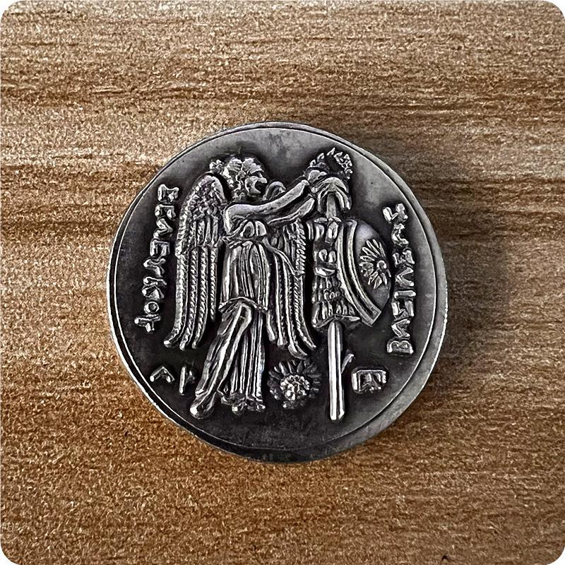 Ancient Greek Commemorative Brass Coin #3799 Silver-plated Brass
