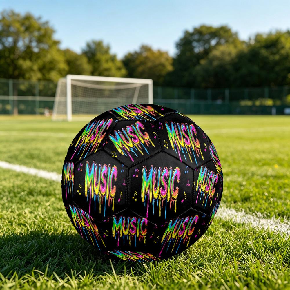 1 vnt. Spalvingas muzikos srautas Dydis 5 Futbolo kamuolys Profesionalios varžybos Treniruočių futbolo kamuolys Patalpų ir lauko sporto kamuolys Lengvas Patvarus c6553