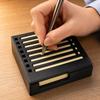 Slot Template Box for Desk Organization - Compact Storage for Note Pads and Templates