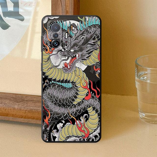 

Мягкий чехол из ТПУ для Samsung Galaxy Note 20 Ultra 10 Plus 8 9 S20 S22 S21 S23 5g Note20ultra, чехол с китайским драконом и тигром Samsung Note 20