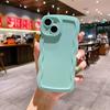 Luxusní matný nárazuvzdorný silikonový kryt s vlnitými liniemi pro iPhone 15 14 13 12 11 Pro Max X Xs XR Max 7 8 Plus matný nárazuvzdorný měkký silikonový kryt s motivem cukrovinek