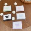 Short Bunny Cash Purse Bag Korean Style Heart Three Fold Wallets Rabbit Pocket Purse Wallet  Girls