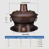 Old Beijing Dual-Use Copper Hot Pot