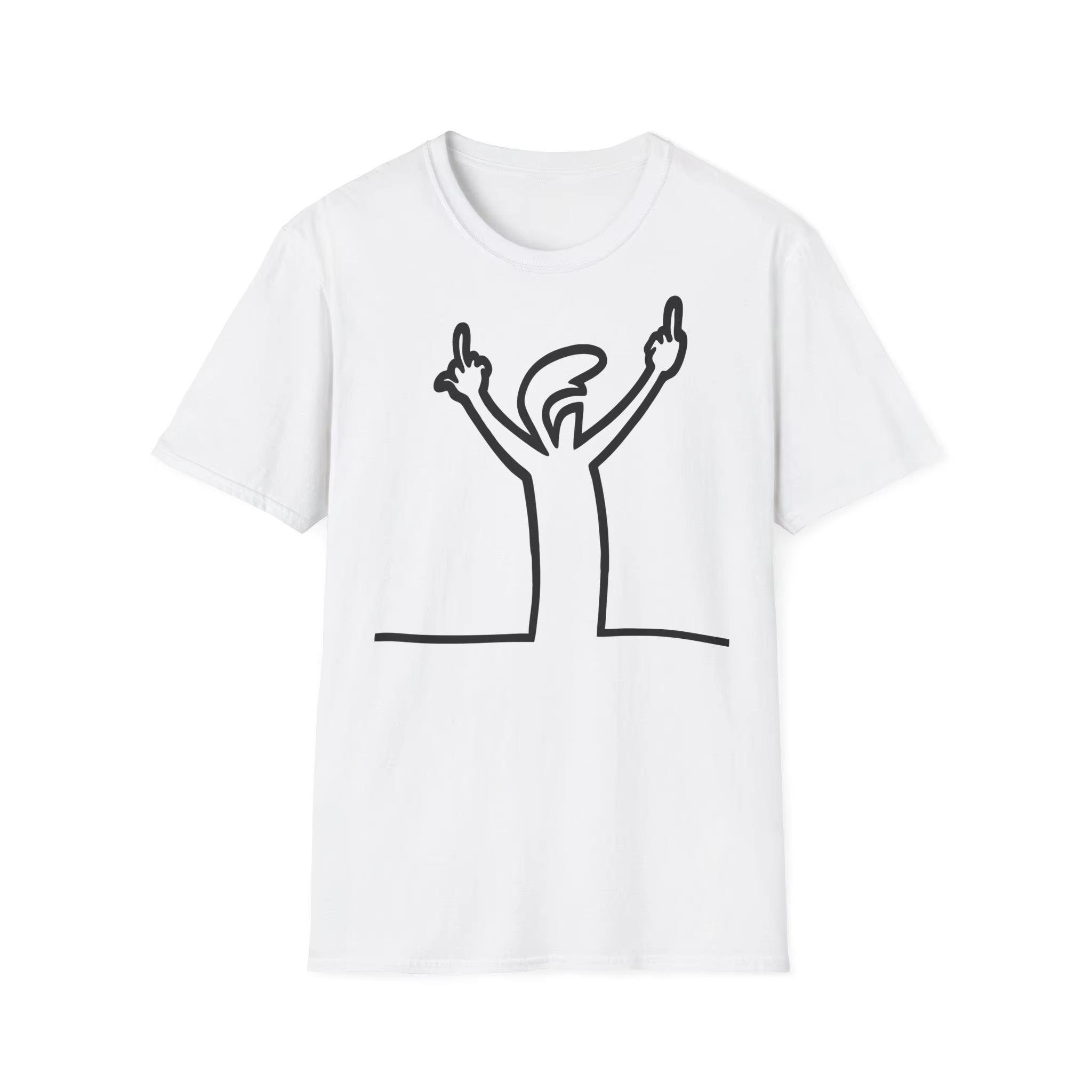 ZheXiong TEE 2026 Nieuwe Balum La Linea Grappige Grafische Print T-shirt Mannen en Vrouwen Korte Mouw Tops T-shirts Heren Katoenen T-shirt 3XL