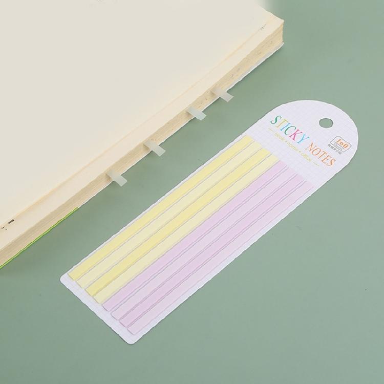 Long Strips Stick Tabs for Notebooks, Writable and Repositionable Stick Index Tabs Book Tabs Flags Adhesive Page Markers
