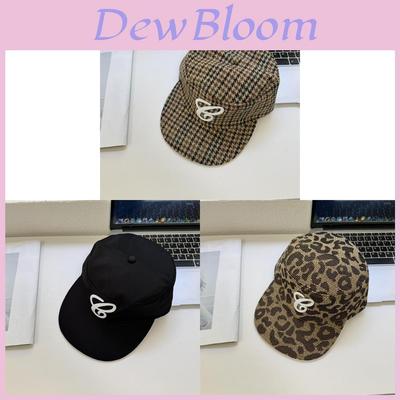 Vintage Leopard Embroidered Baseball Cap With Wide Brim For Casual Men Women Sun Protection