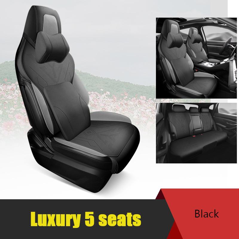 Premium Suede Car Seat Cover Pads For BYD Song Plus 2020-2025 Accessories Breathable Seat Cushion All Seasons Ptotection Mats