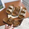 Children's Retro Summer 2026 Double Buckle Thick Sole Outdoor Casual Fashion Slippers