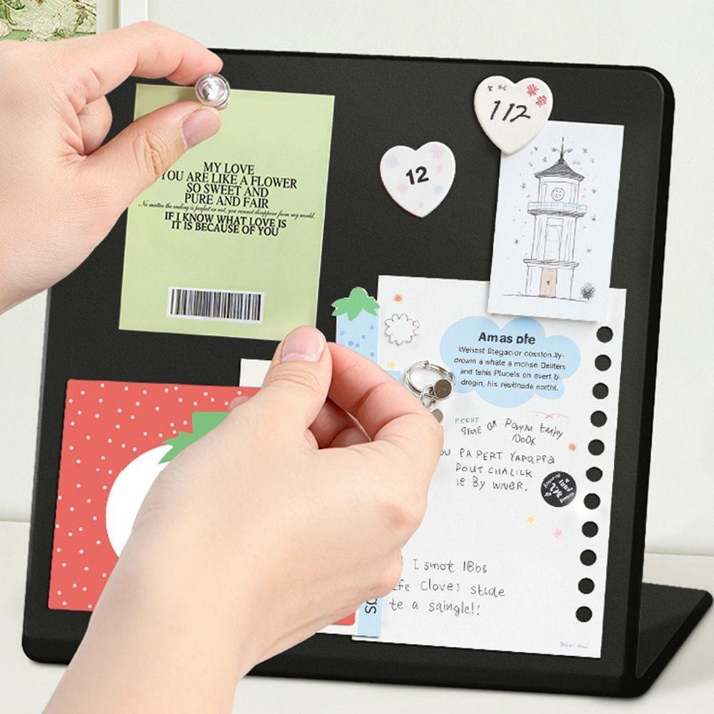 DIY Design Magnetische Tafel Metall Aufbewahrungs-Displaytafel Desktop Nachrichtentafel Nachrichtenanzeige