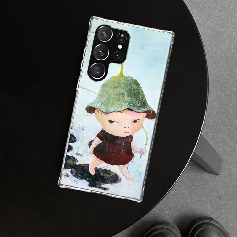 Y-Yoshitomo Nara Phone Case Cover for Samsung Galaxy S26 S25 Edge S24 S23 Ultra S22 Plus S21 FE S20 + Art Customized Fundas Gala