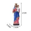 Madonna and Child Statue Virgin Mary Figure for Indoor Fireplace Living Room