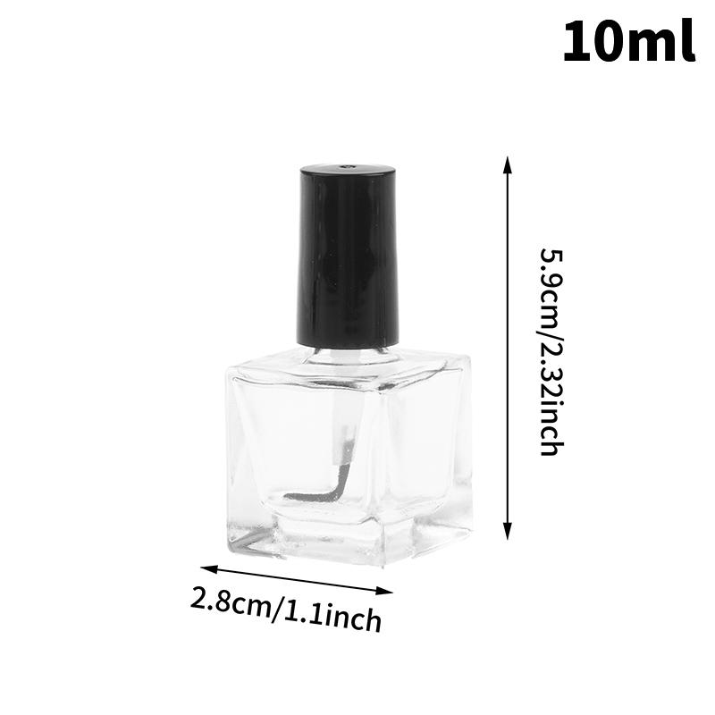 3/4/5/8/10/15ml Sub-packed Nail Polish Bottle Nail Gel Empty Bottle with Brush Glass Empty Blending Bottle Touch-up Container