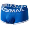 Boxer JOCKMAIL Brand Cotton Material Open Back Style Men's Underwear Clashing Colours Casual Sports Sexy Open Buttocks Underpants