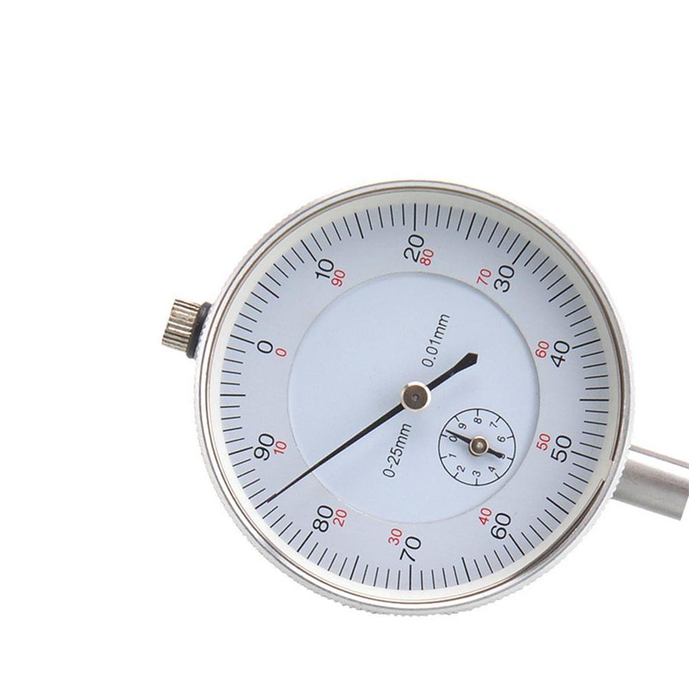 Dial Indicator Accurate 1"/0.01mm Anytime Tool White Face with Black Markings