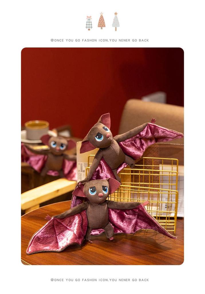 Halloween Cross-Dressing Vampire Bat Plush Toy Decoration