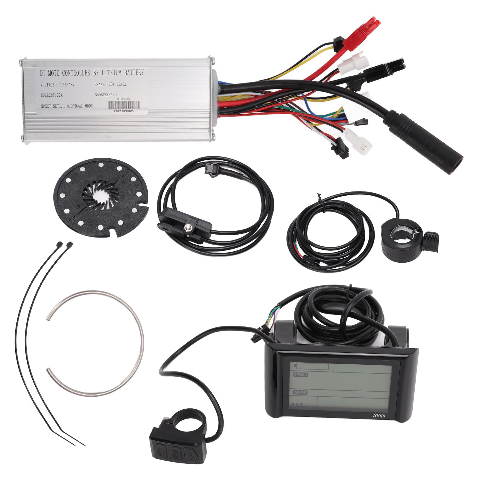 

Комплект для модифікації електричного велосипеда контролер дисплей ручка газу датчик допомоги педалюванню для двигуна 36V 48V 500W