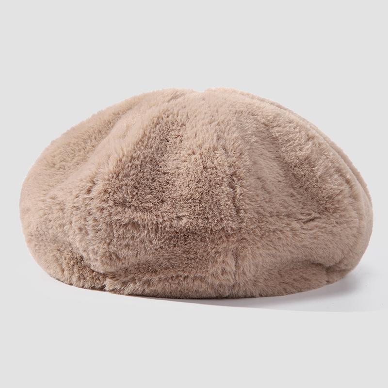 Young Ladies Vintage Casual Autumn Winter Windproof Thermal Daily Use Party Warm Women's Beret Cap