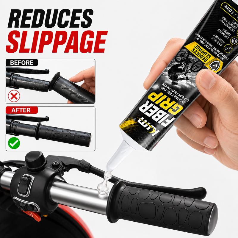 KJM Fiber Grip Sealant 30ML High Strength Anti-slip Waterproof Quick Fix Repair Glue for All Types Vehicle Handle Grips