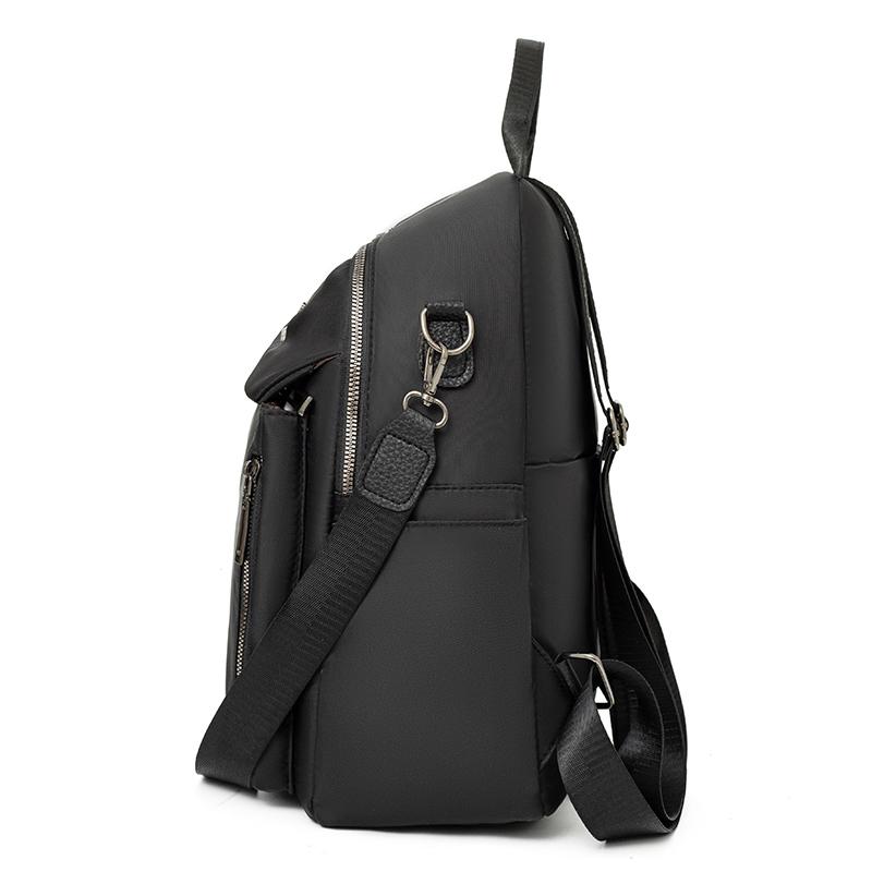 Nylon Backpack Women's Commuter Dual-Purpose Shoulder Bag Large Capacity Travel Backpack