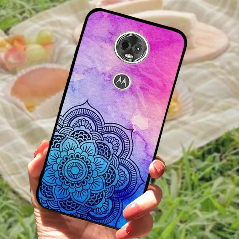 Etui Silikonowe Miękkie Odporne na Wstrząsy TPU Tylna Pokrywa dla Motorola Moto E5 / E5 Play EU / E5Plus / E5 Plus Capa E5Play E 5 Marmur