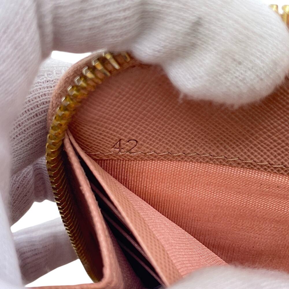 PRADA 1ML506 Safiano leather Purse pink leather Women Used